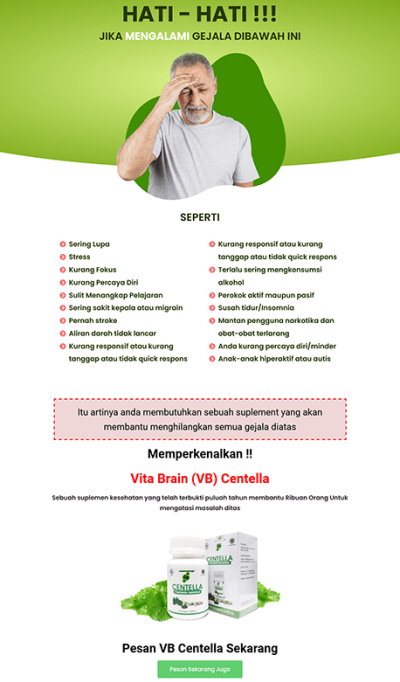 LANDING PAGE OBAT